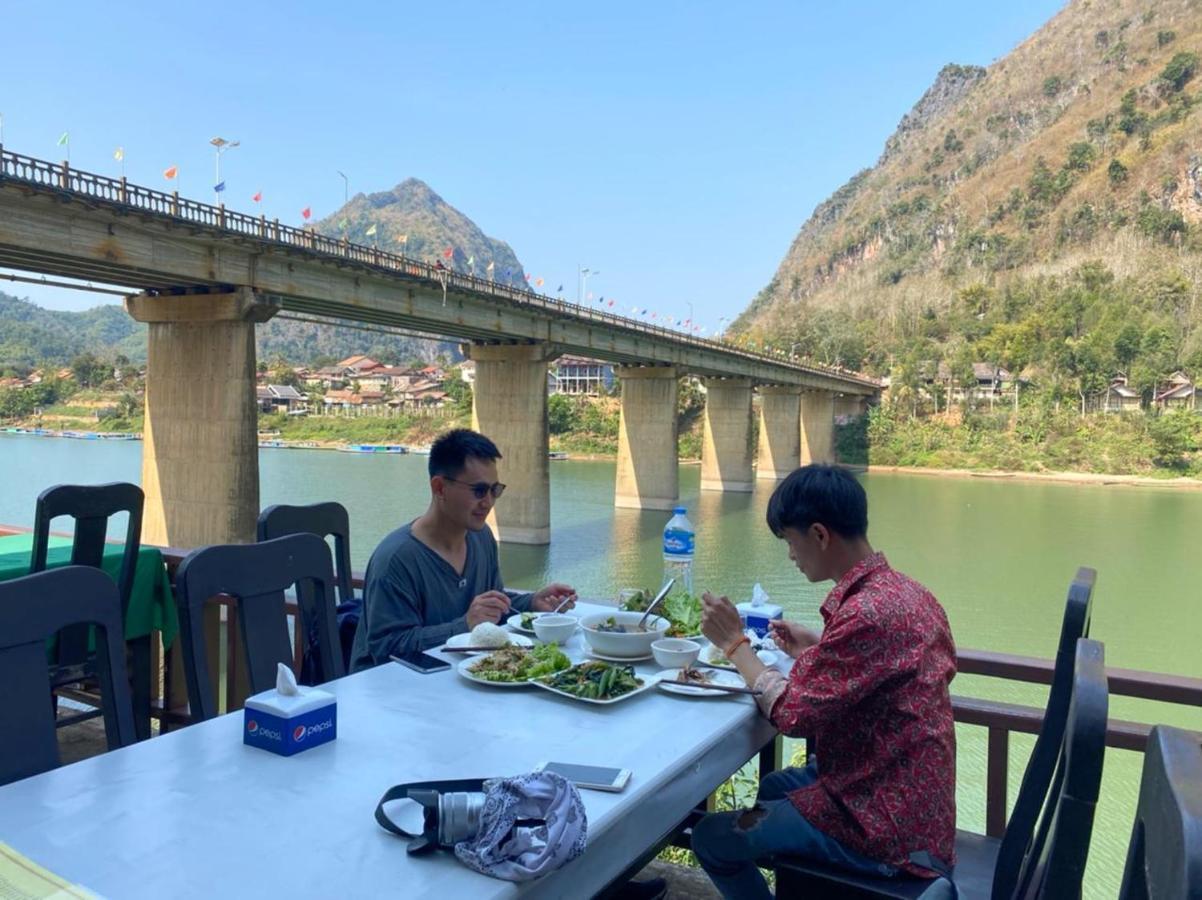 Sunrise Bungalow Hotel Nong Khiaw ภายนอก รูปภาพ